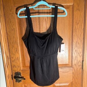 Black Women's Swim Top